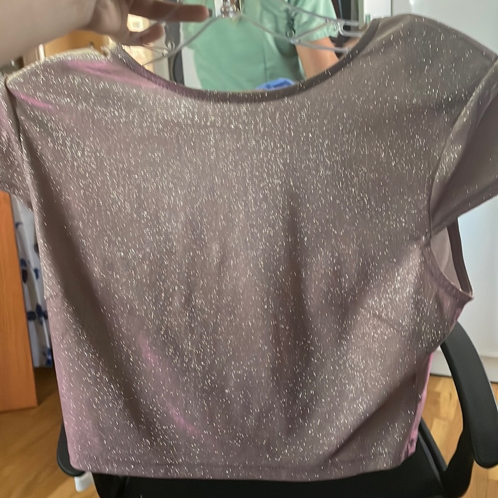 Light pink crop top
